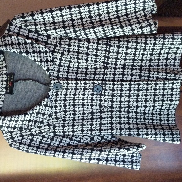 Houndstooth Petite Blazer Small - Picture 1 of 4